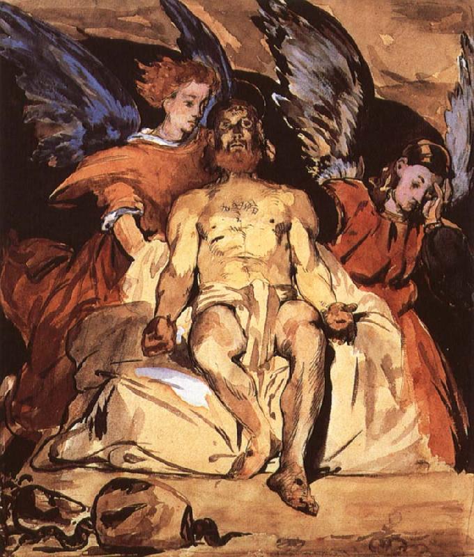 Edouard Manet Christ with Angels Germany oil painting art